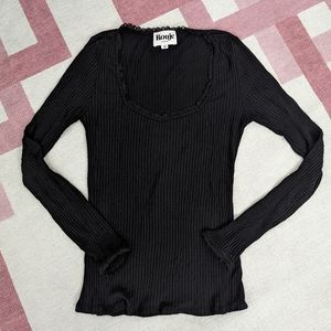 Rouje Guiliana Black Long Sleeve Size 38